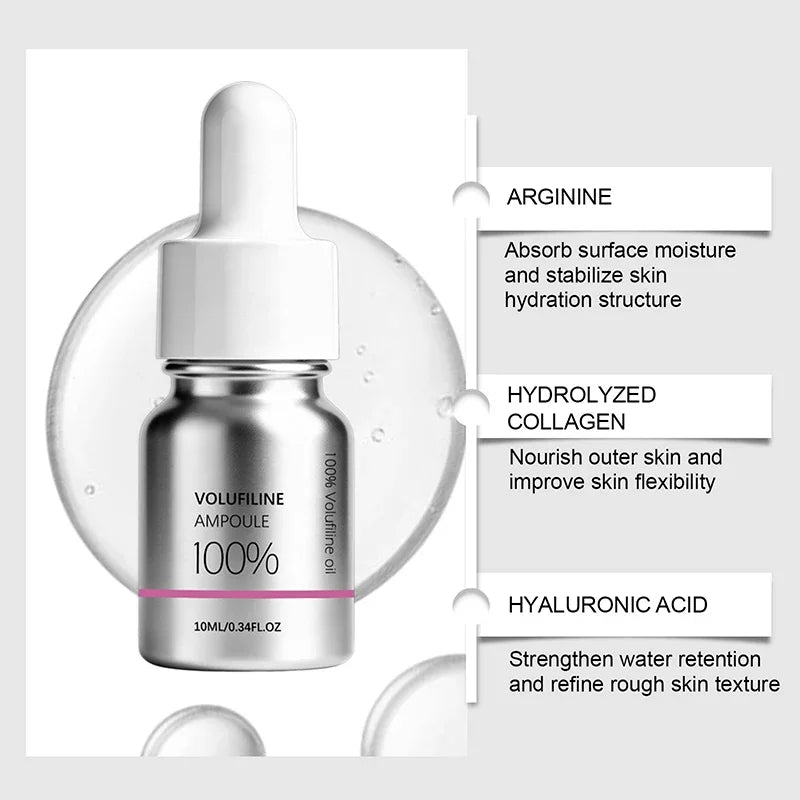 Volufiline 100% Face Serum for Skin Plumping, Hydration and Fine Line Reduction - 8