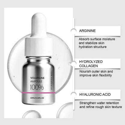Volufiline 100% Face Serum for Skin Plumping, Hydration and Fine Line Reduction