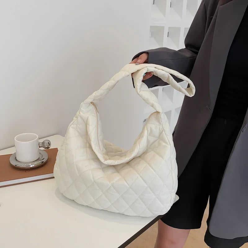 Luxury Quilted Padded Tote