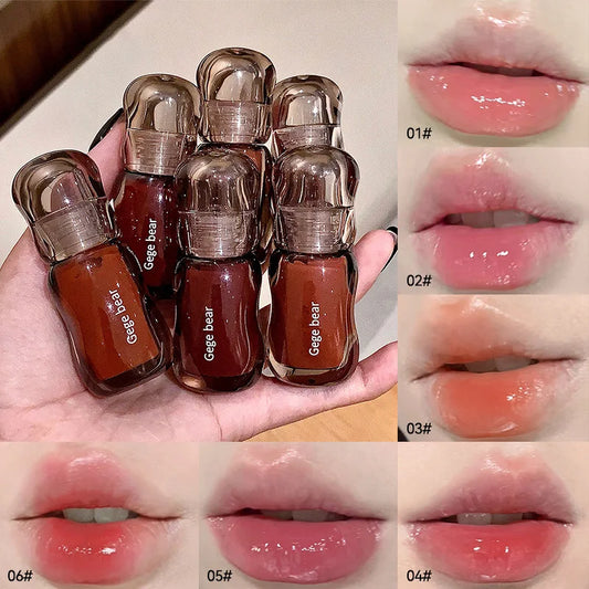 Crystal Gloss Hydrating Lip Tint - Long-Lasting Mirror Finish Plumper