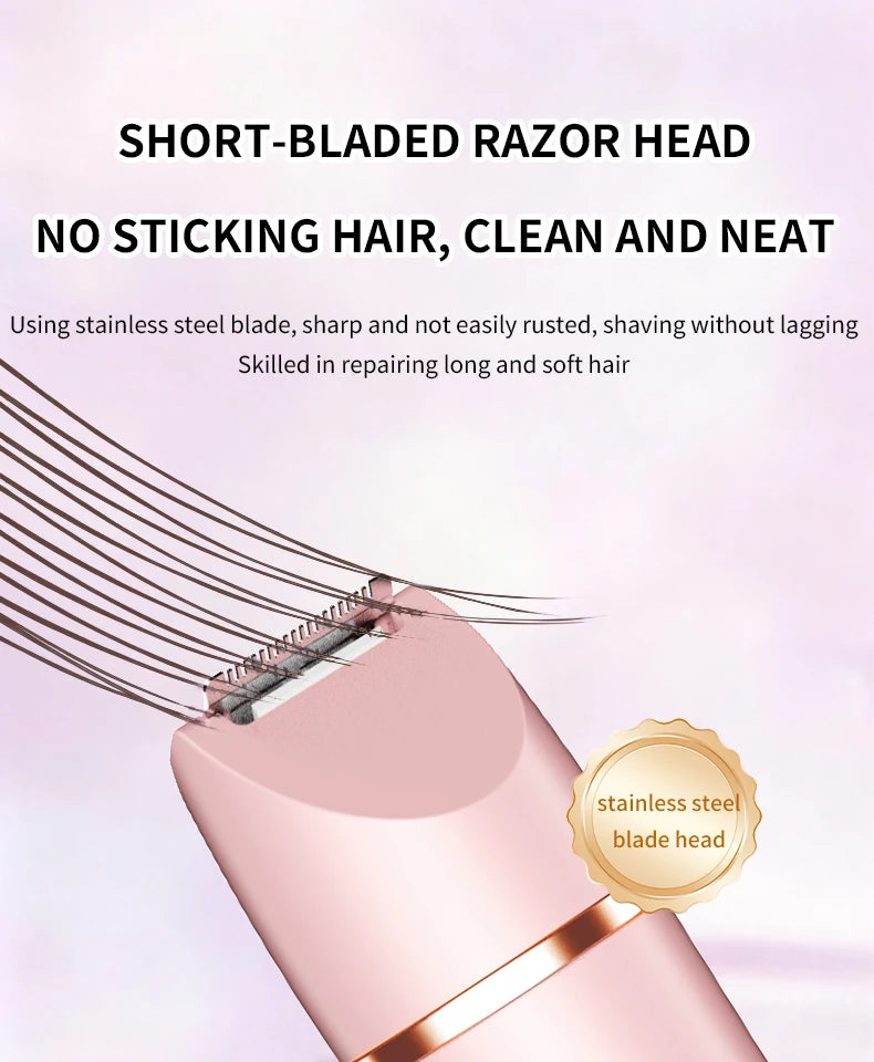3-in-1 Waterproof Electric Lady Shaver & Painless Hair Removal Trimmer - 14