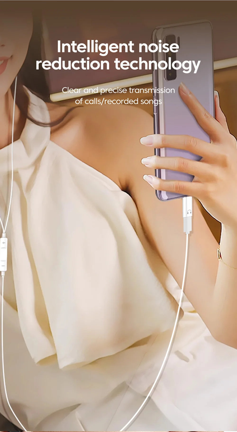 Lightning to USB-C Audio Adapter for iPhone 15 & 16 – Wired Earphone Converter - 11