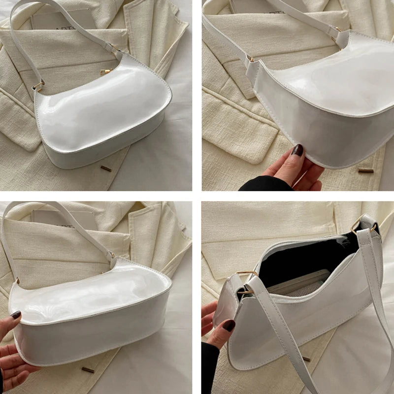 Retro Leather Hobo Bag
