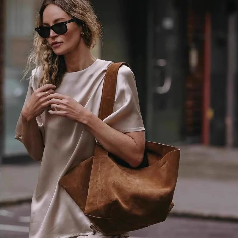 Luxury Soft Corduroy Shoulder Bag