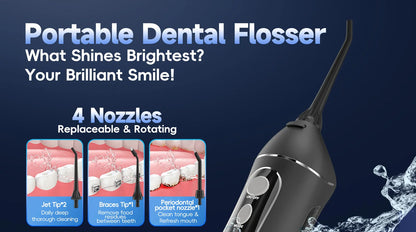 Cordless Water Flosser for Teeth Deep Cleaning & Gum Health
