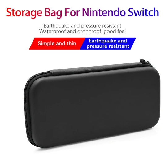 Hard Shell Carrying Case for Nintendo Switch & OLED - Travel Storage Bag