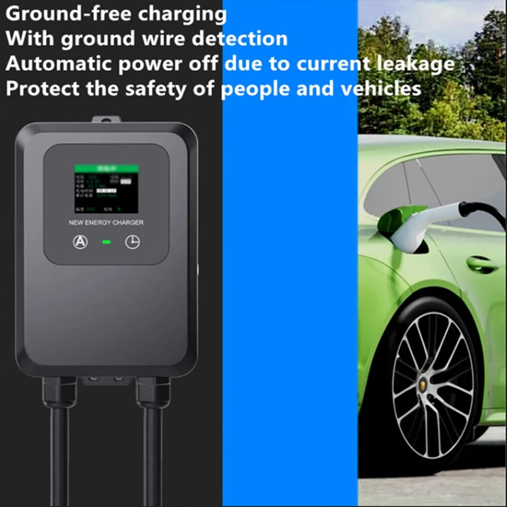 7KW 32A Type 2 EV Home Charging Station - Fast Electric Car Wallbox Charger