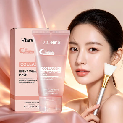 Collagen Night Wrapping Mask - Deep Firming & Moisturizing Peel-Off Face Treatment