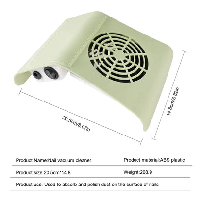 Professional Nail Dust Collector - Quiet Manicure Vacuum