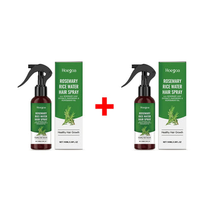 Rosemary Rice Water Hair Growth Spray - Leave-In Conditioner for Damaged Hair