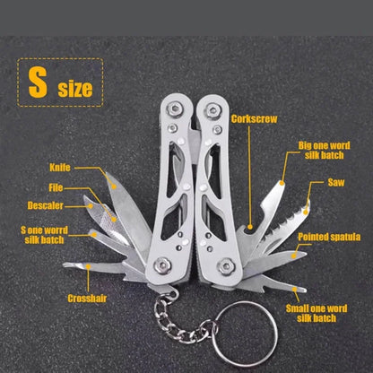 12-in-1 Compact Folding Multi-Tool Pocket Knife with Pliers & Screwdrivers