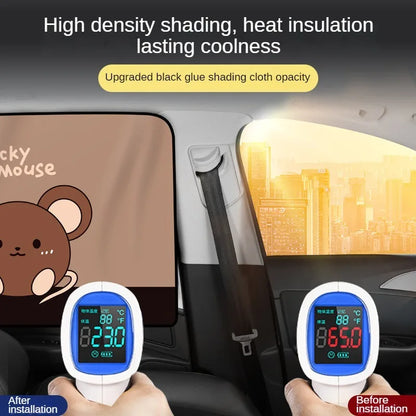 Magnetic Car Window Sunshade for Baby UV Protection