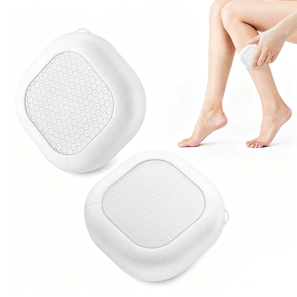 Double-Sided Nano Glass Crystal Hair Remover and Exfoliating Skin Tool