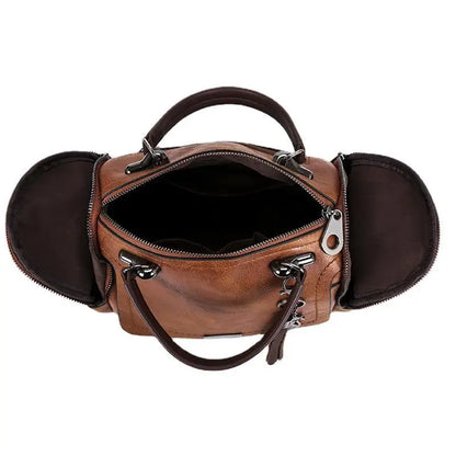 Luxury Tassel Boston Shoulder Bag