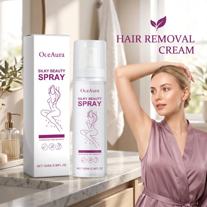 Silky Beauty Hair Removal Spray - Painless Depilatory Mousse for Smooth Skin