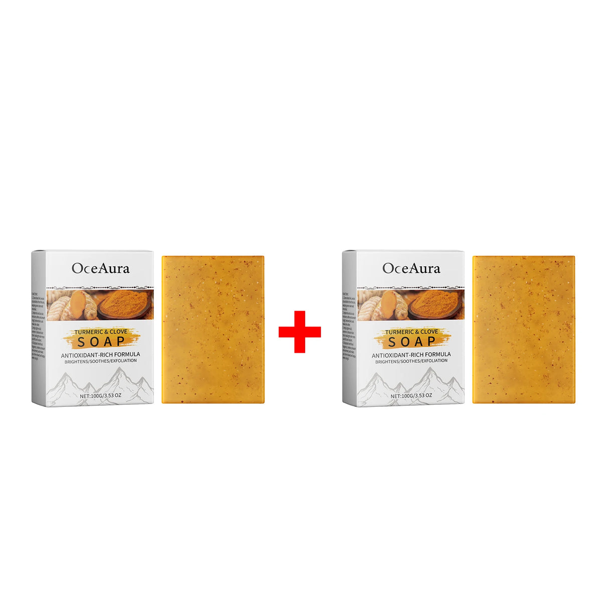 Turmeric & Clove Antioxidant Brightening Soap Bar for Face & Body