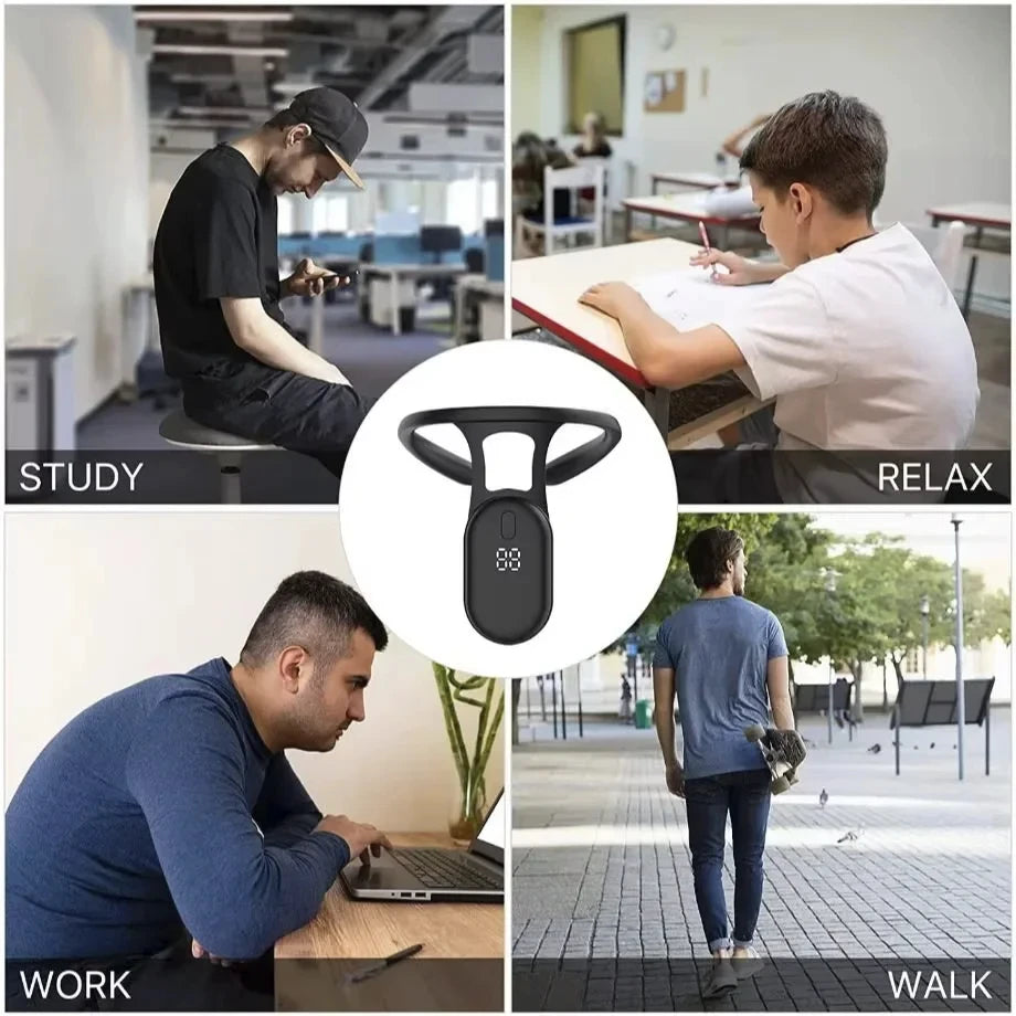 Smart Vibration Posture Corrector - Back Spine Alignment Reminder - 3