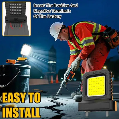 21V Portable LED Work Light for Power Tool Batteries