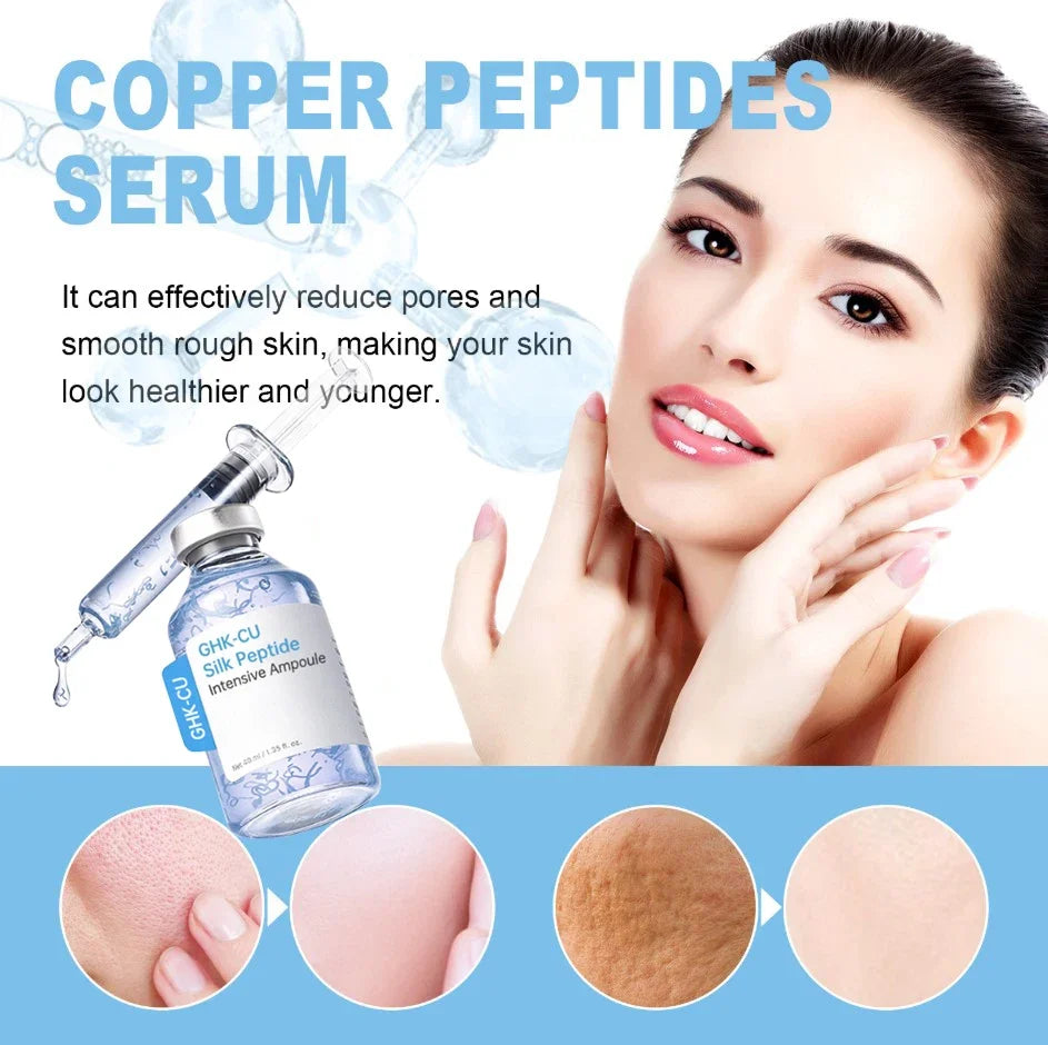 Blue Copper Peptide GHK-Cu Intensive Face Serum for Hydration & Repair - 4