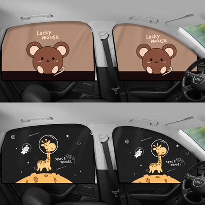 Magnetic Car Window Sunshade for Baby UV Protection