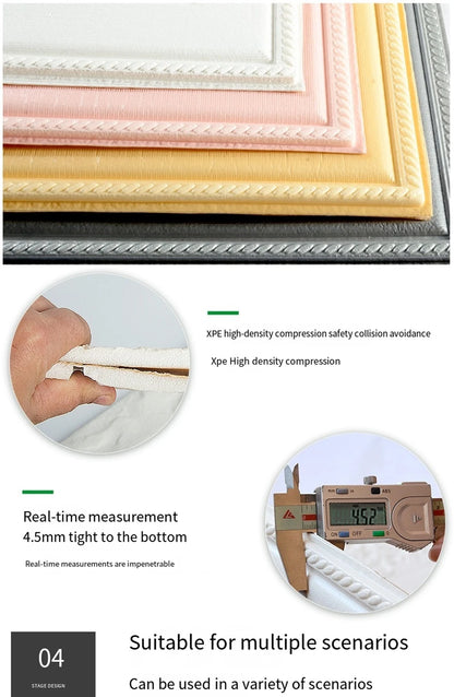 3D Peel & Stick Waterproof Foam Wall Panels