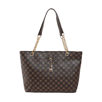 Luxury Vintage PU Tote Bag