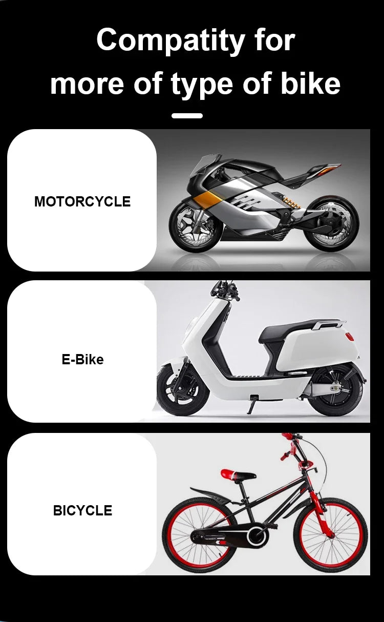 Motorcycle Phone Mount with 15W Wireless & 30W USB-C Fast Charger - 16