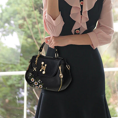 Luxury Embroidered Bucket Bag