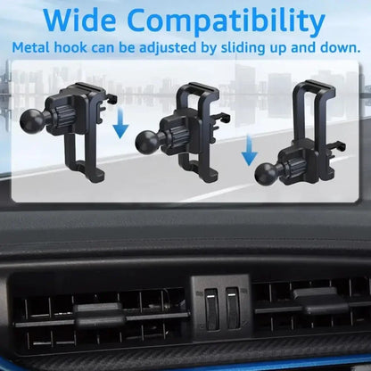 Universal 17mm Ball Head Car Air Vent Phone Holder Mount Clip