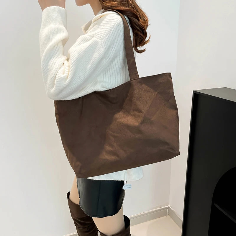 Luxury Soft Suede Tote