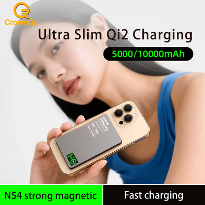 Magnetic Wireless Power Bank 5000mAh/10000mAh for iPhone 16-12 & Watch