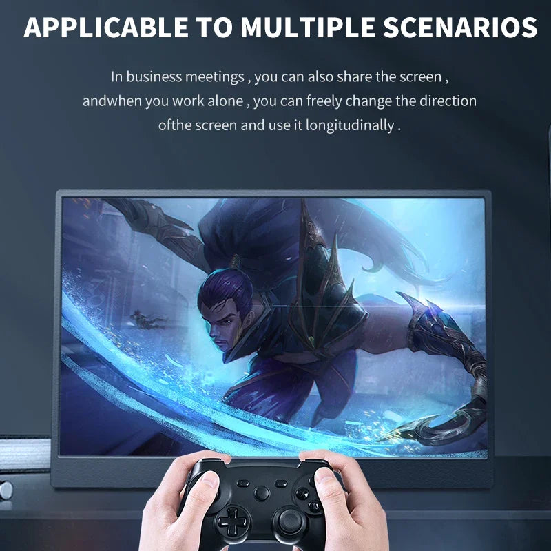 14" Portable Touch Screen Monitor - 1080P FHD IPS Gaming Display