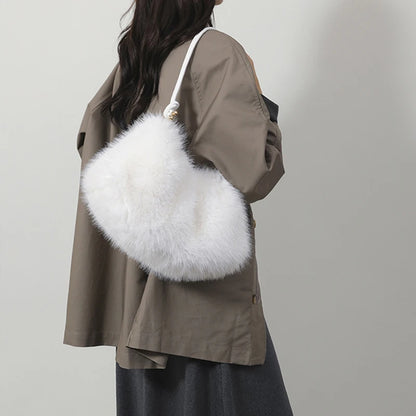 Luxury Plush Faux Fur Tote