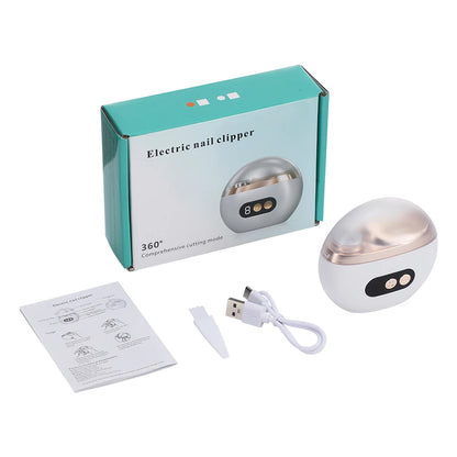 Electric Automatic Nail Clipper and Trimmer with LED Display