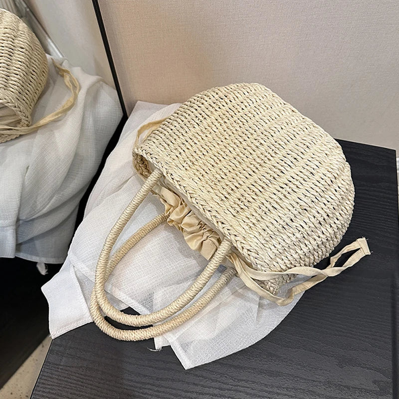 Luxury Handmade Straw Tote