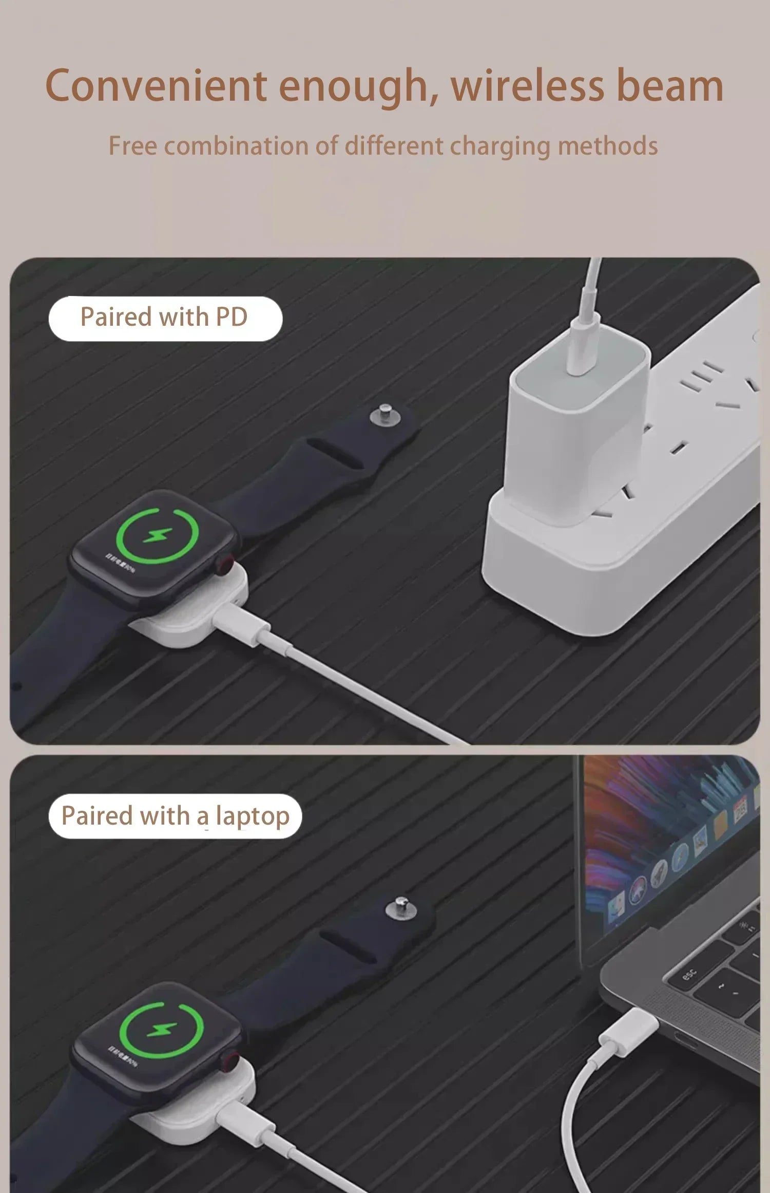 Magnetic Wireless Fast Charger for Apple Watch Series 1-9 & Ultra - 12