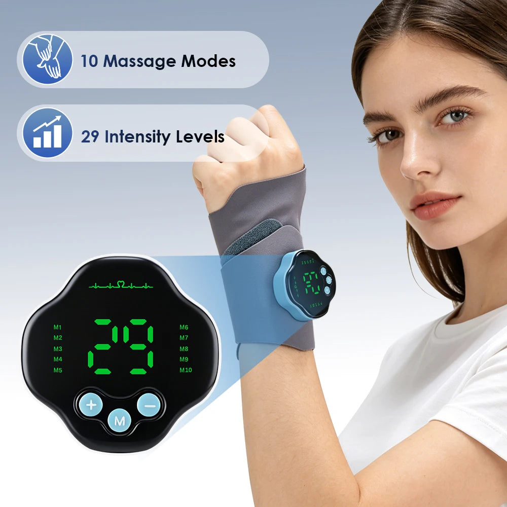 EMS Microcurrent Wrist Massager for Carpal Tunnel & Muscle Relief - 7