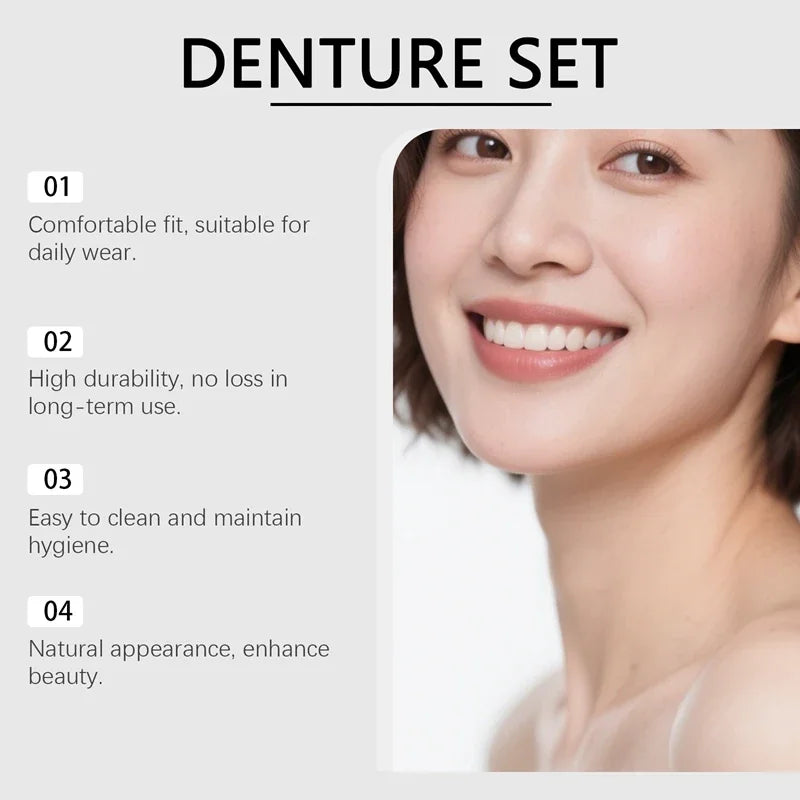 Premium Temporary Smile Veneers - Comfortable Fit for Missing or Chipped Teeth - 16