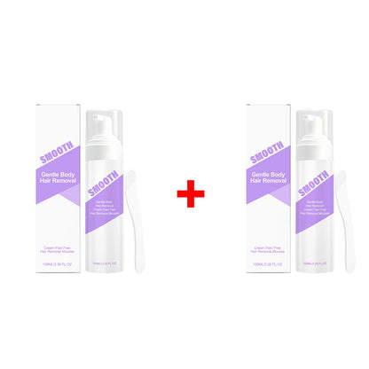 Painless Hair Removal Mousse Spray for Smooth Skin - Gentle Depilatory Foam