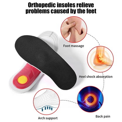 Orthopedic Arch Support Insoles - Pain Relief Memory Foam Shoe Inserts
