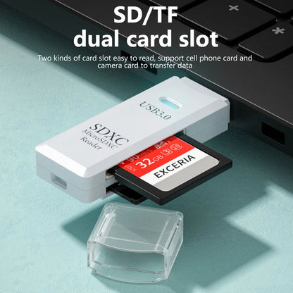 2-in-1 High-Speed USB 2.0 SD and Micro SD Card Reader Adapter for PC