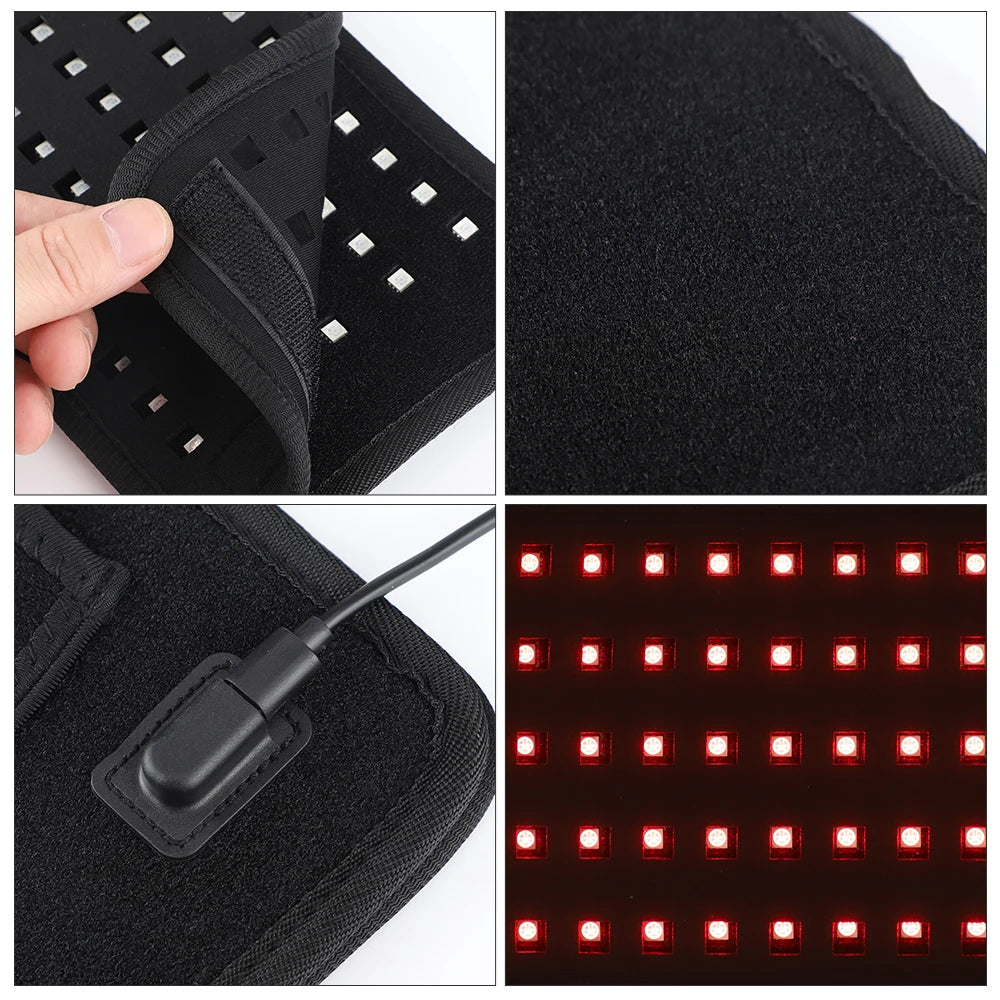 Red Light Therapy Device - Infrared LED Pain Relief & Skin Rejuvenation Belt