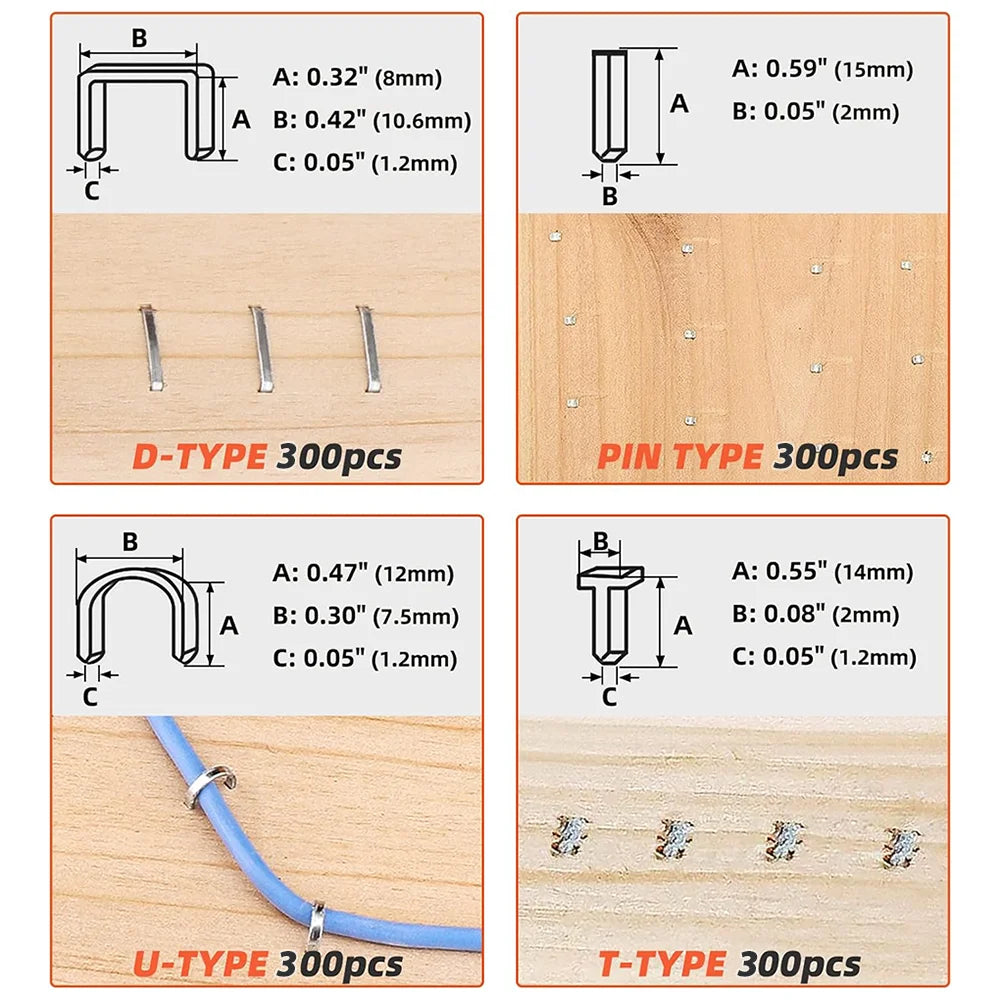 Heavy Duty 4-in-1 Staple Gun Kit - 5