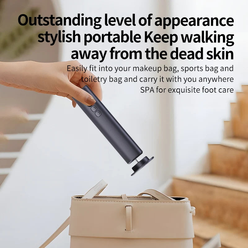 Electric Foot Callus Remover - Professional Cordless Pedicure Tool for Smooth Feet - 3
