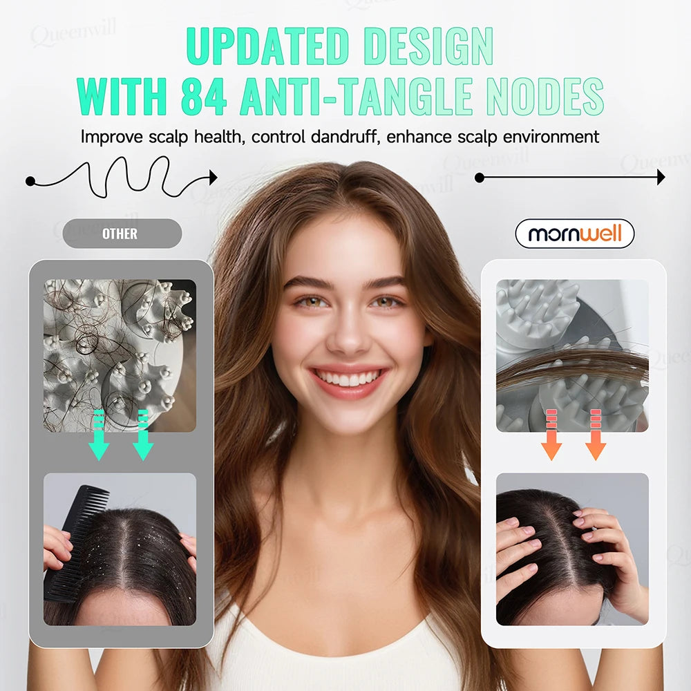 Professional Cordless Water Flosser & Scalp Massager Combo for Oral & Body Care