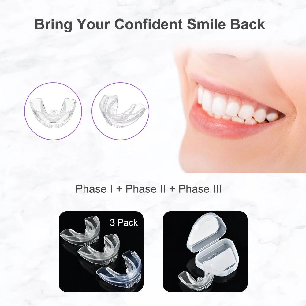 3-Stage Dental Teeth Trainer & Orthodontic Alignment Braces for Adults - 5