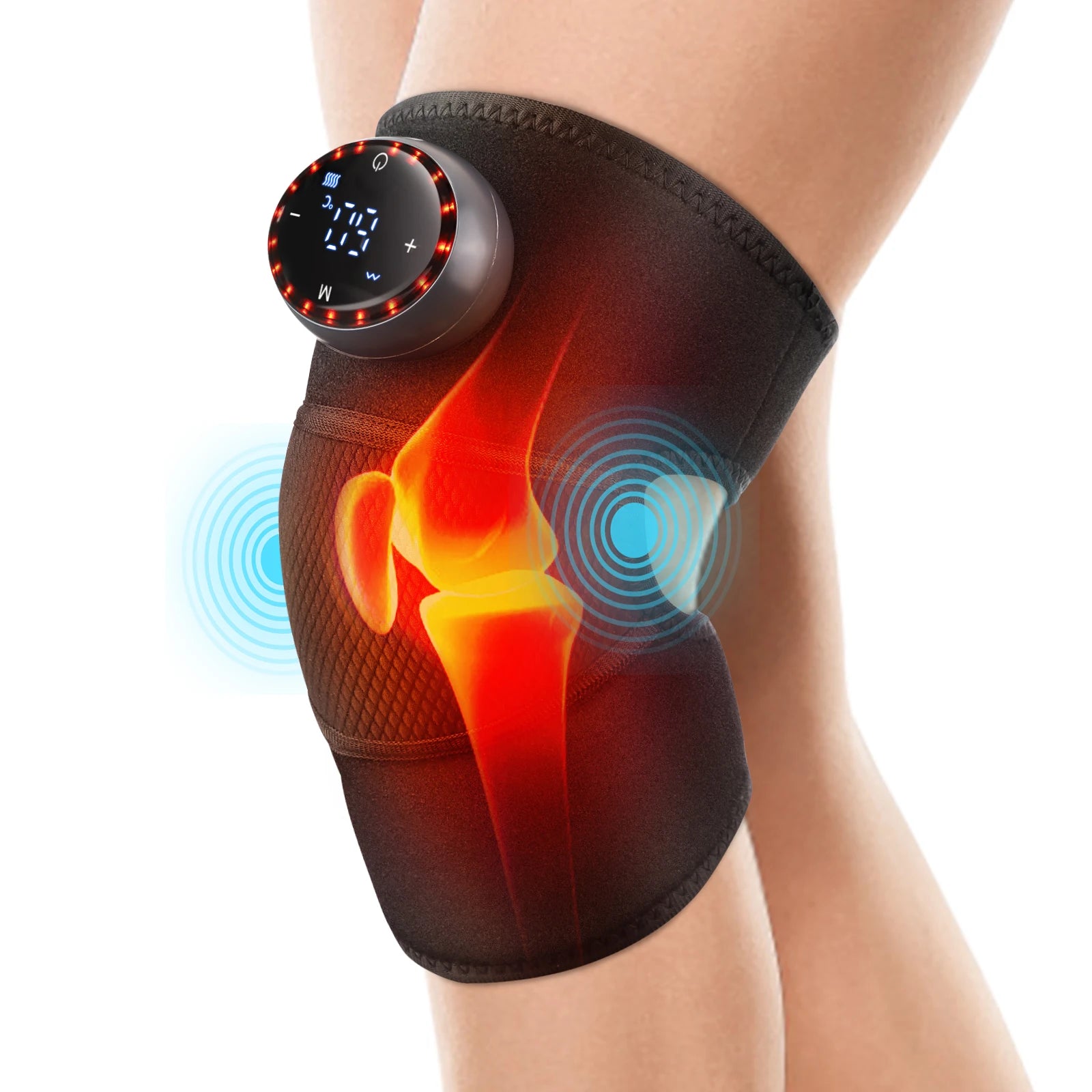 3-in-1 Heated Knee Shoulder Elbow Massager with Vibration - 31