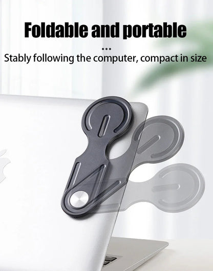 Magnetic Laptop Phone Mount for iPhone - Foldable Side Expansion Stand