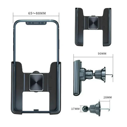 Gravity Air Vent Car Phone Holder - Secure Hands-Free Smartphone Mount