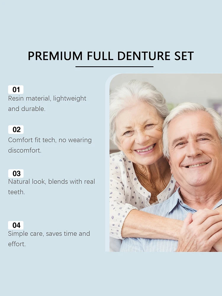 Natural Look Instant Cosmetic Denture Set for Comfortable Smile Correction - 11